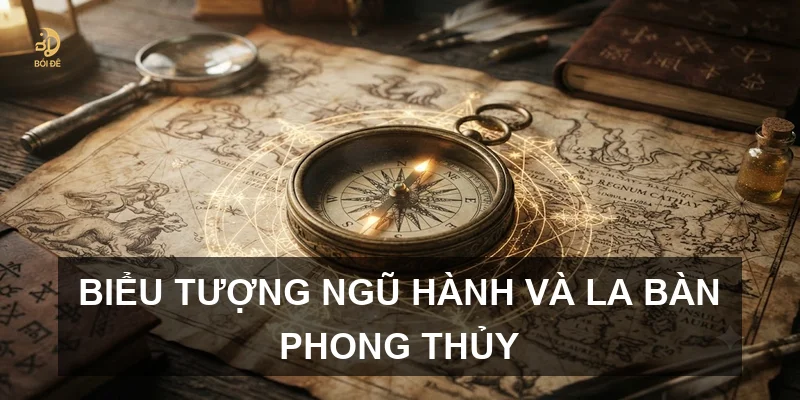 Biểu tượng ngũ hành và la bàn phong thủy