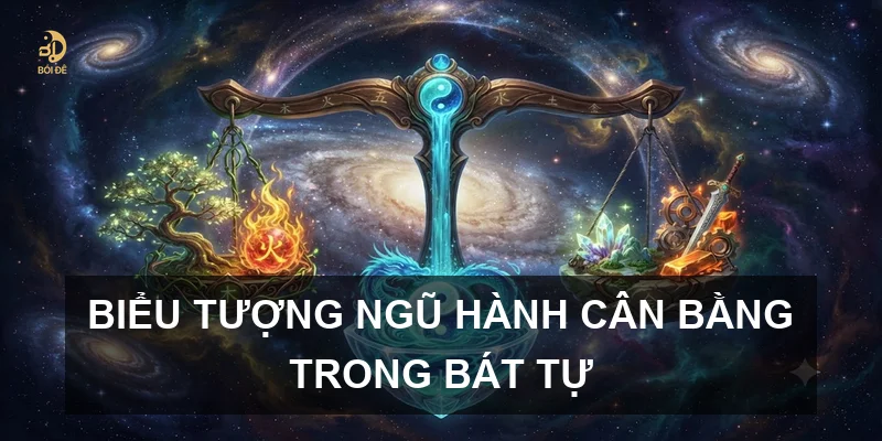 Biểu tượng ngũ hành cân bằng trong Bát tự