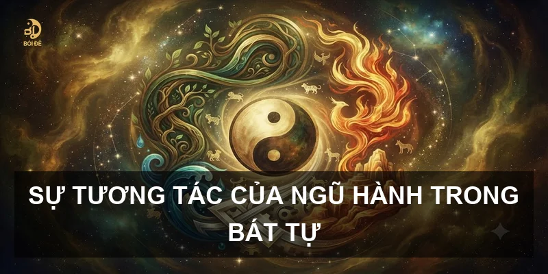 Sự tương tác của ngũ hành trong Bát tự