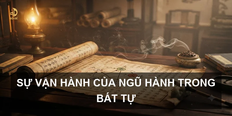 Sự vận hành của ngũ hành trong bát tự