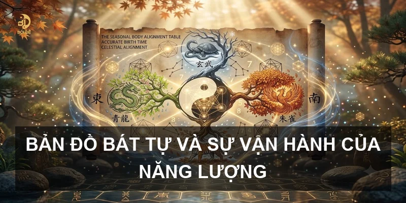 Bản đồ bát tự và sự vận hành của năng lượng