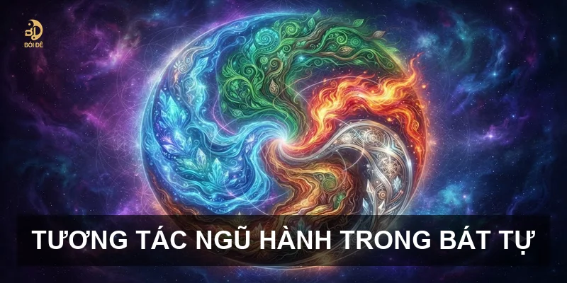Tương tác ngũ hành trong bát tự
