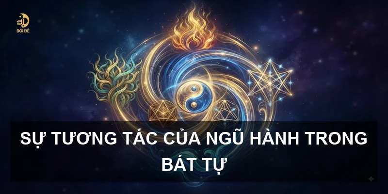 Sự tương tác của ngũ hành trong bát tự