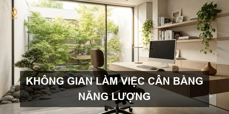 Không gian làm việc cân bằng năng lượng