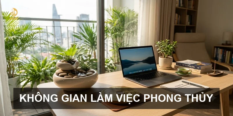 Không gian làm việc phong thủy