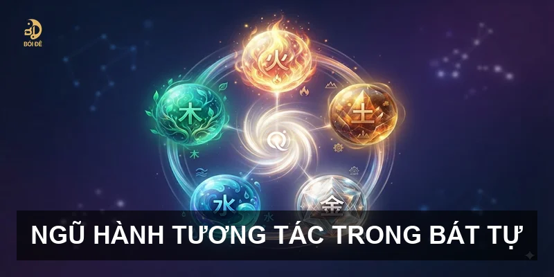 Ngũ hành tương tác trong Bát tự