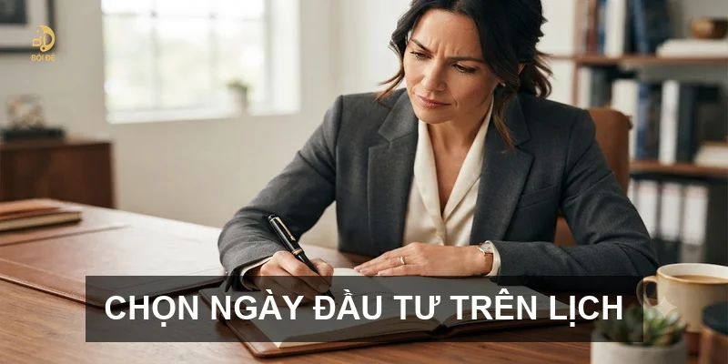 Chọn ngày đầu tư trên lịch