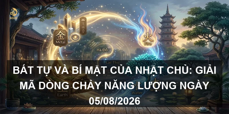 Bát tự và bí mật của Nhật chủ: Giải mã dòng chảy năng lượng ngày 05/08/2026