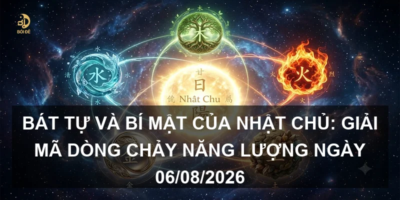Bát tự và bí mật của Nhật chủ: Giải mã dòng chảy năng lượng ngày 06/08/2026