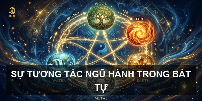 Sự tương tác ngũ hành trong Bát tự