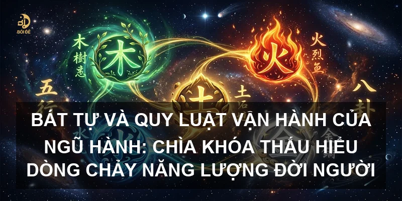 Bát tự và quy luật vận hành của Ngũ hành: Chìa khóa thấu hiểu dòng chảy năng lượng đời người
