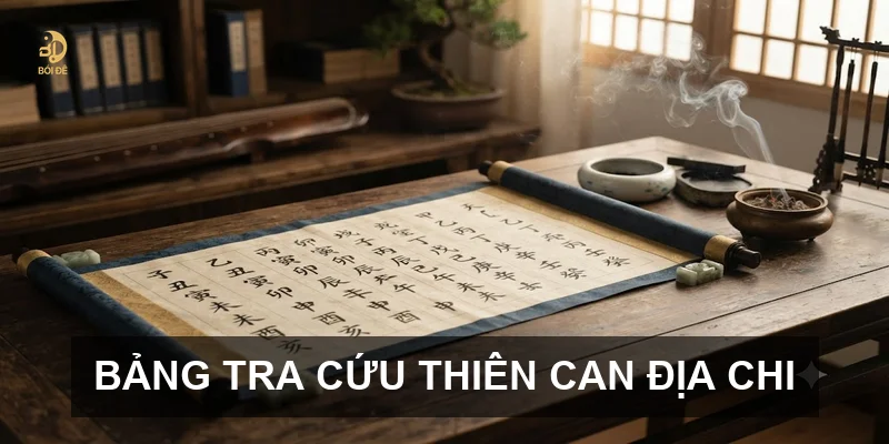 Bảng tra cứu Thiên Can Địa Chi