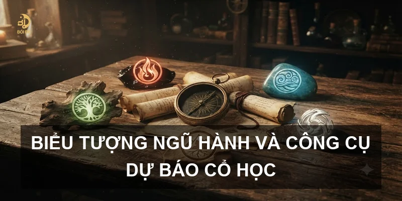 Biểu tượng ngũ hành và công cụ dự báo cổ học