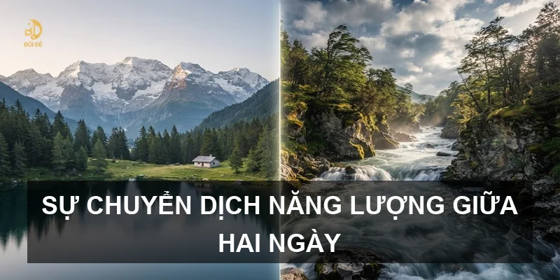 Sự chuyển dịch năng lượng giữa hai ngày