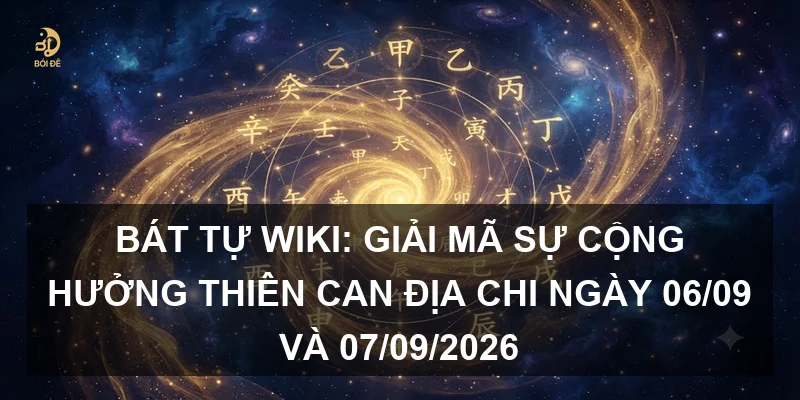 Bát tự wiki: Giải mã sự cộng hưởng Thiên Can Địa Chi ngày 06/09 và 07/09/2026