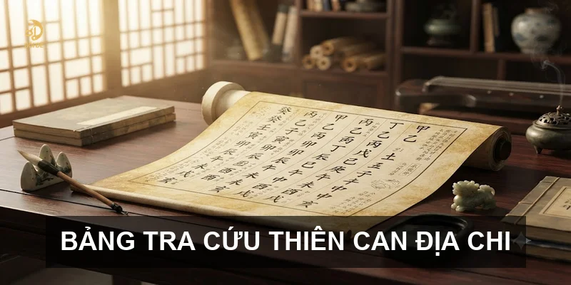 Bảng tra cứu Thiên Can Địa Chi