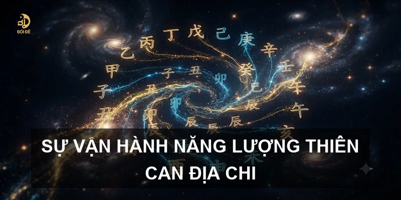 Sự vận hành năng lượng Thiên Can Địa Chi