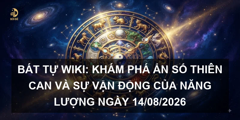 Bát tự wiki: Khám phá ẩn số Thiên Can và sự vận động của năng lượng ngày 14/08/2026