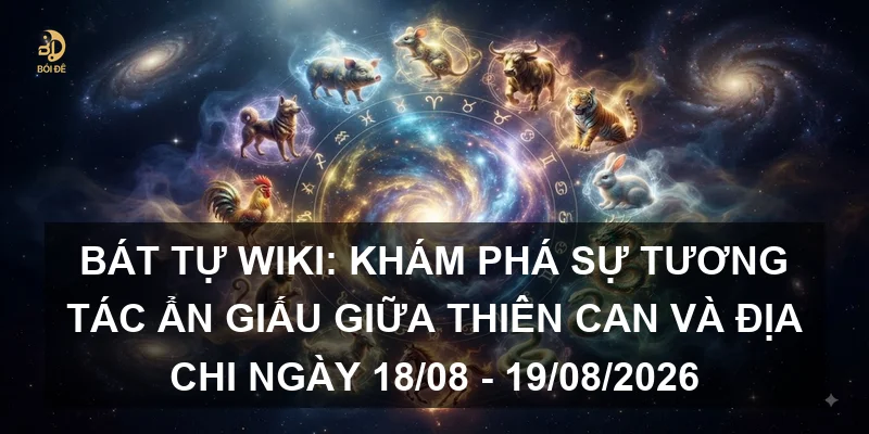 Bát tự wiki: Khám phá sự tương tác ẩn giấu giữa Thiên Can và Địa Chi ngày 18/08 - 19/08/2026