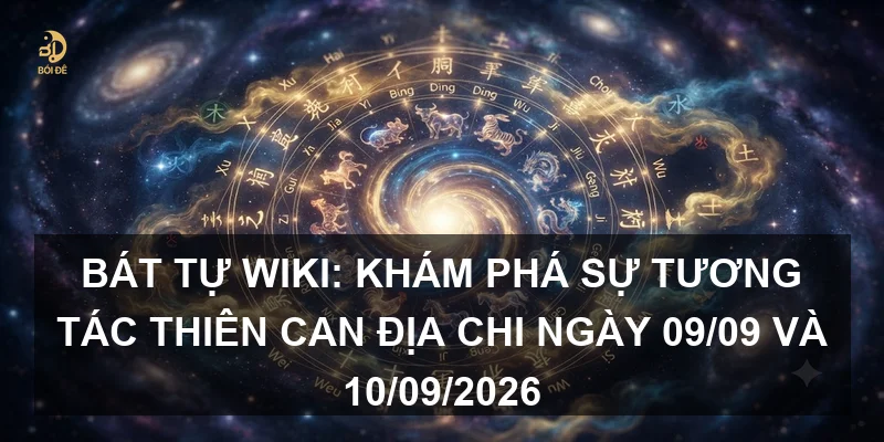 Bát tự wiki: Khám phá sự tương tác Thiên Can Địa Chi ngày 09/09 và 10/09/2026