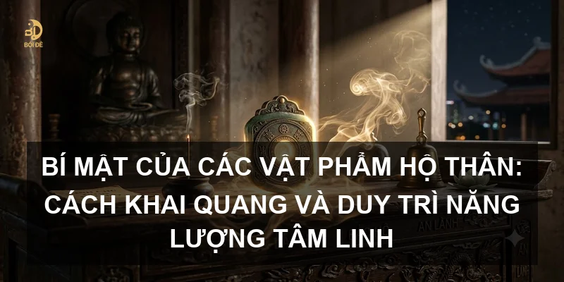 Bí mật của các vật phẩm hộ thân: Cách khai quang và duy trì năng lượng tâm linh