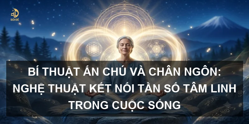 Bí thuật Ấn chú và Chân ngôn: Nghệ thuật kết nối tần số tâm linh trong cuộc sống