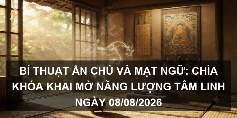 Bí thuật Ấn chú và Mật ngữ: Chìa khóa khai mở năng lượng tâm linh ngày 08/08/2026