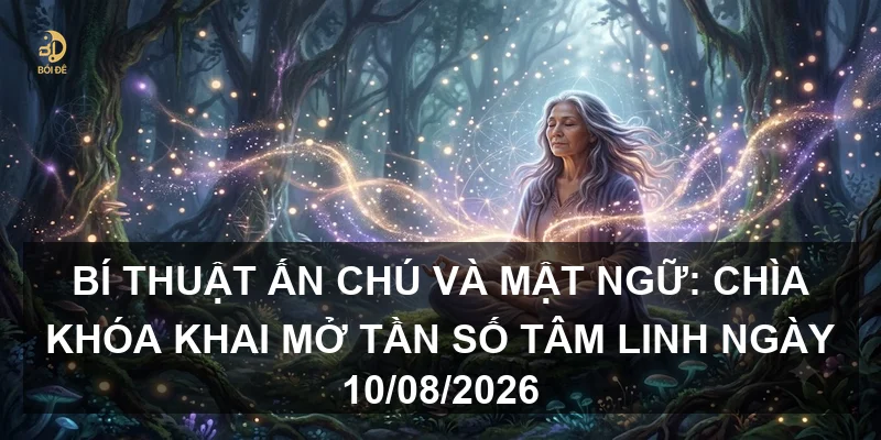 Bí thuật Ấn chú và Mật ngữ: Chìa khóa khai mở tần số tâm linh ngày 10/08/2026