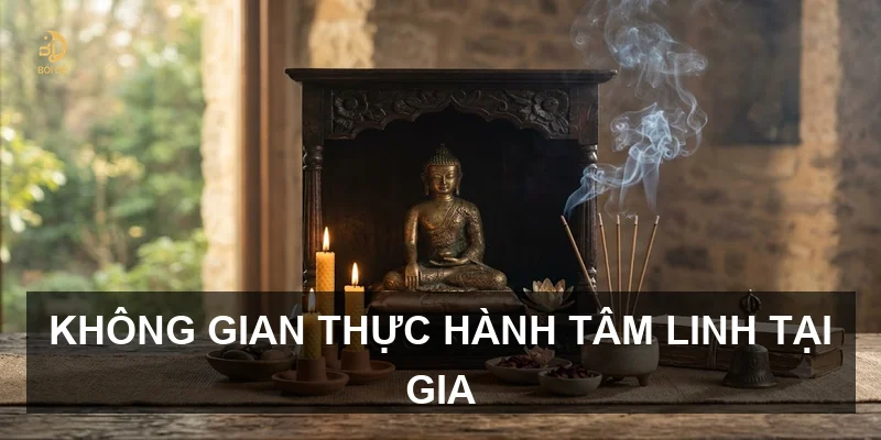 Không gian thực hành tâm linh tại gia