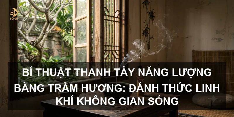 Bí thuật thanh tẩy năng lượng bằng trầm hương: Đánh thức linh khí không gian sống