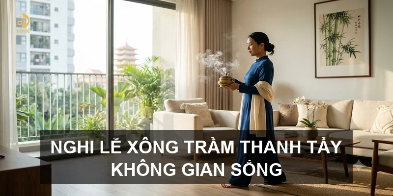 Nghi lễ xông trầm thanh tẩy không gian sống