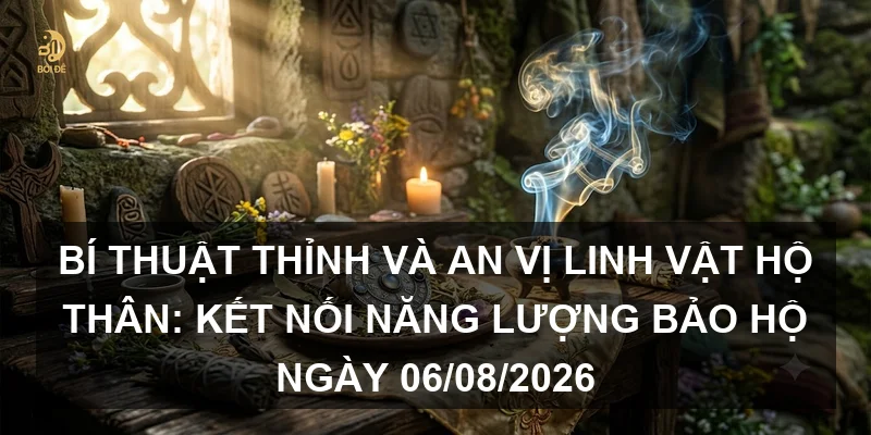 Bí thuật thỉnh và an vị linh vật hộ thân: Kết nối năng lượng bảo hộ ngày 06/08/2026