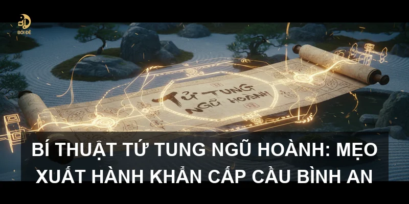 Bí thuật Tứ Tung Ngũ Hoành: Mẹo xuất hành khẩn cấp cầu bình an