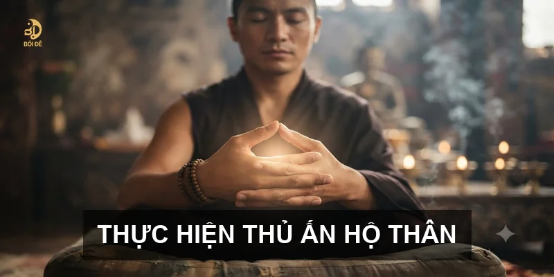 Thực hiện thủ ấn hộ thân