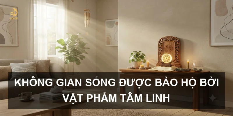 Không gian sống được bảo hộ bởi vật phẩm tâm linh
