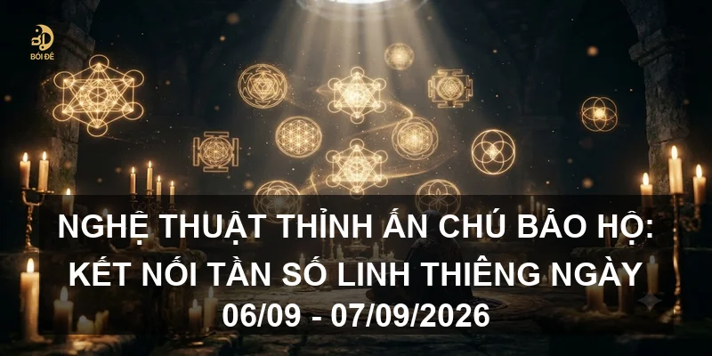 Nghệ thuật thỉnh Ấn chú bảo hộ: Kết nối tần số linh thiêng ngày 06/09 - 07/09/2026