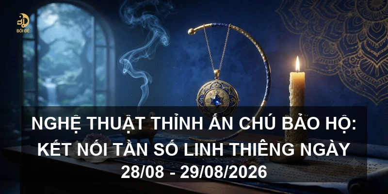 Nghệ thuật thỉnh Ấn chú bảo hộ: Kết nối tần số linh thiêng ngày 28/08 - 29/08/2026
