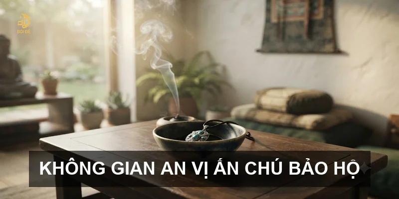 Không gian an vị ấn chú bảo hộ