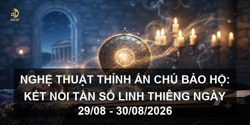 Nghệ thuật thỉnh Ấn chú bảo hộ: Kết nối tần số linh thiêng ngày 29/08 - 30/08/2026