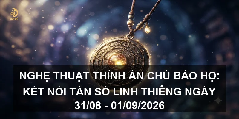 Nghệ thuật thỉnh Ấn chú bảo hộ: Kết nối tần số linh thiêng ngày 31/08 - 01/09/2026