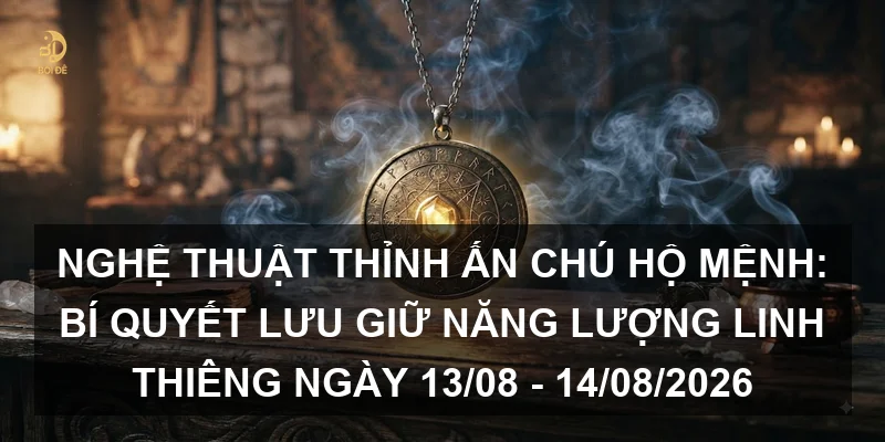 Nghệ thuật thỉnh Ấn chú hộ mệnh: Bí quyết lưu giữ năng lượng linh thiêng ngày 13/08 - 14/08/2026