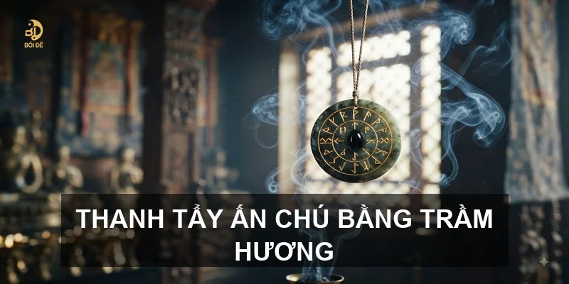 Thanh tẩy ấn chú bằng trầm hương