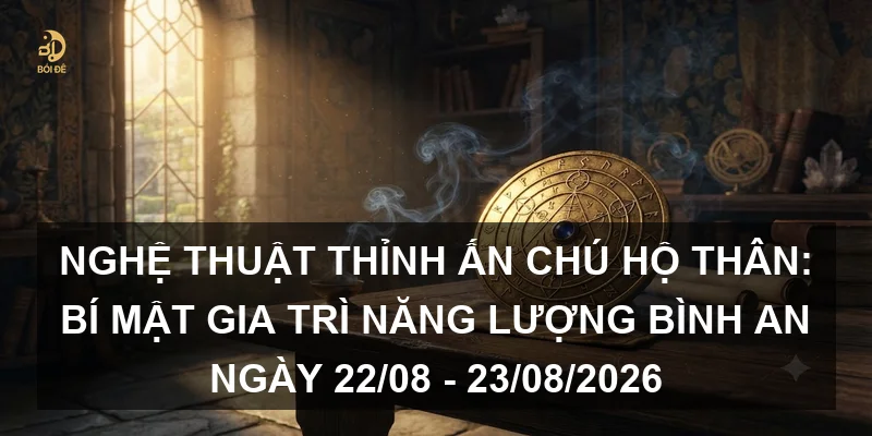 Nghệ thuật thỉnh Ấn chú hộ thân: Bí mật gia trì năng lượng bình an ngày 22/08 - 23/08/2026