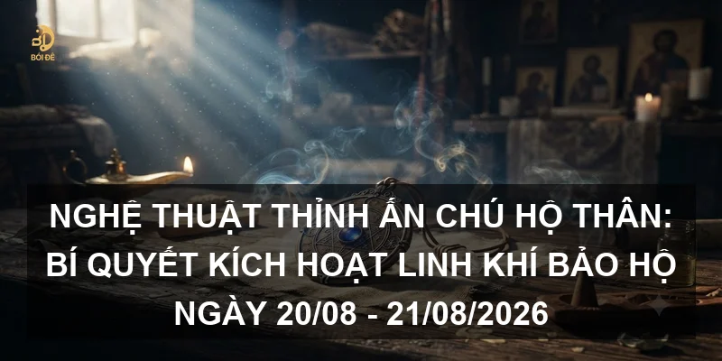 Nghệ thuật thỉnh Ấn chú hộ thân: Bí quyết kích hoạt linh khí bảo hộ ngày 20/08 - 21/08/2026