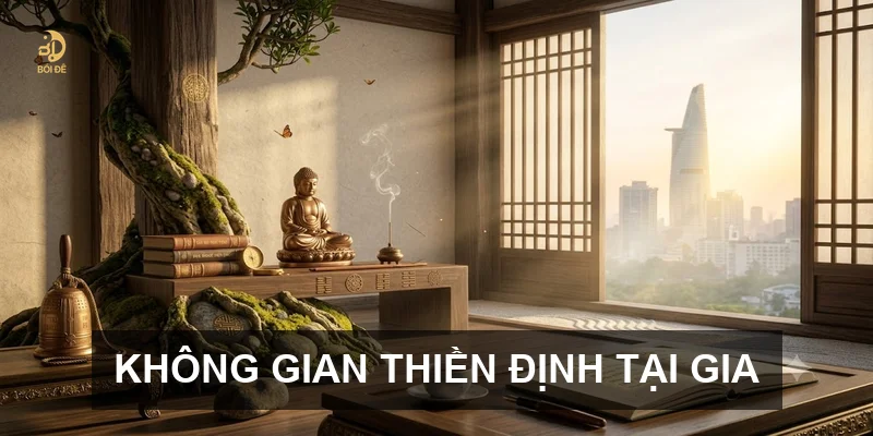 Không gian thiền định tại gia