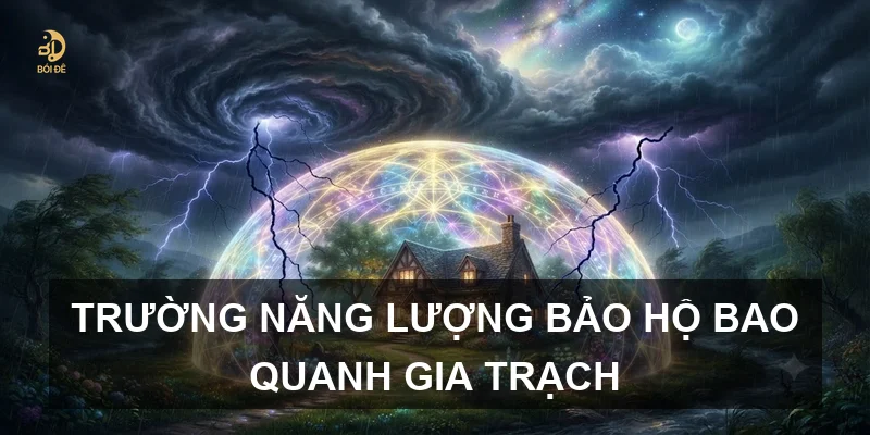 Trường năng lượng bảo hộ bao quanh gia trạch