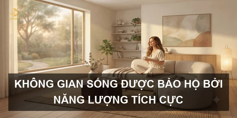 Không gian sống được bảo hộ bởi năng lượng tích cực