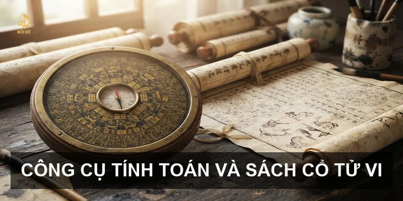 Công cụ tính toán và sách cổ Tử Vi