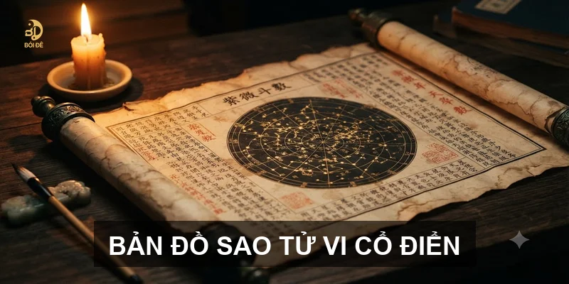 Bản đồ sao Tử Vi cổ điển