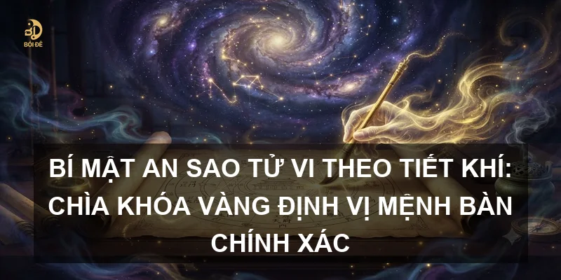 Bí mật an sao Tử Vi theo tiết khí: Chìa khóa vàng định vị Mệnh bàn chính xác